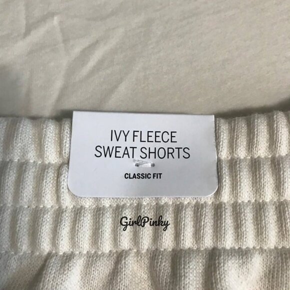 victoria secret PINK shorts OUTFIT IN WHITE SHELL LIMITED EDITION SIZES M-XXL - Picture 6 of 6